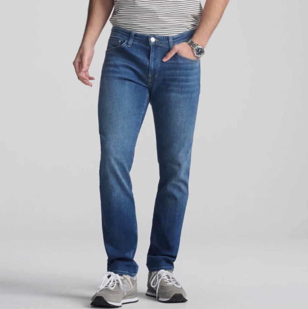 Mavi Men's Jake Slim Fit Dark Wash Blue Jeans Size 38/32